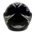 Шлем открытый CONCORD XZH03 черный глянец (с рисунком) РАЗМЕР XL